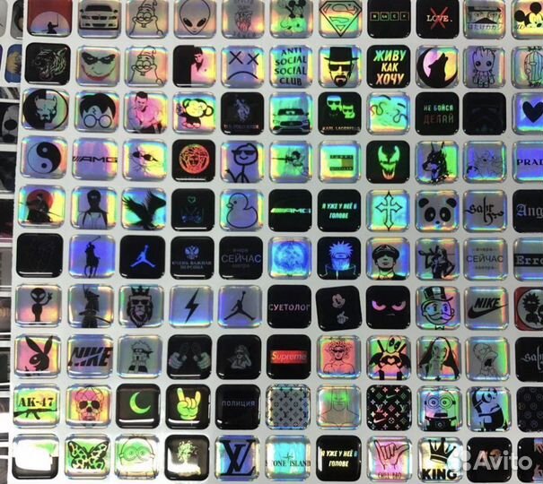 3d стикеры на телефон оптом