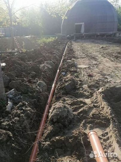 Установка канализации септик под ключ