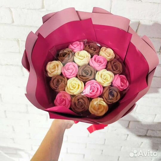 Букет из шоколадных роз