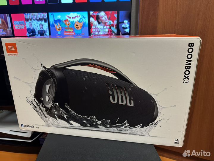 Колонка JBL boombox 3 черный