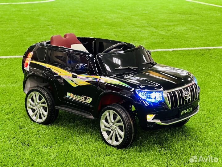 Детский электромобиль Toyota Prado черный