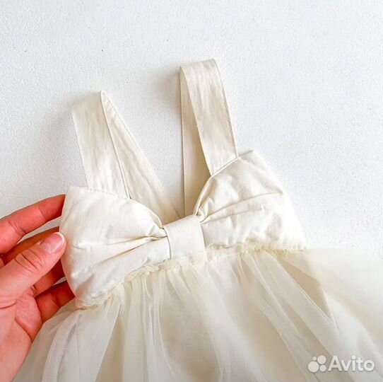 Платье боди для девочки 90