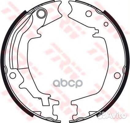 Колодки тормозные стояночного тормоза hyundai H