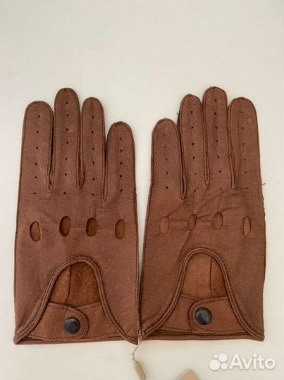 Мужские кожаные перчатки новые