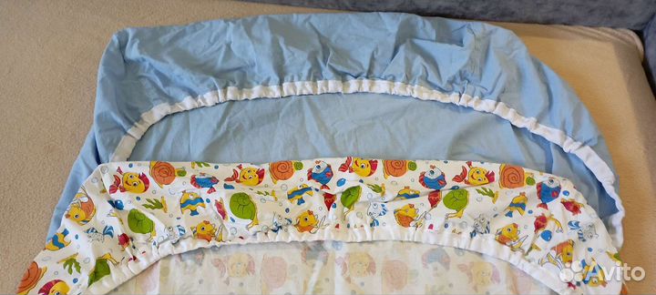 Бортики и комплект белья в детскую кроватку