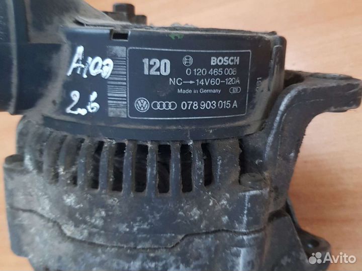 Генератор на Ауди 100 С4 120А