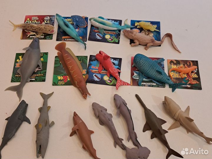 Deagostini Акулы, рыбы, ящерицы