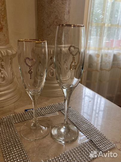 Бокалы парные на торжество