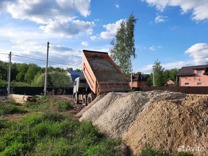 Песок щебень доставка