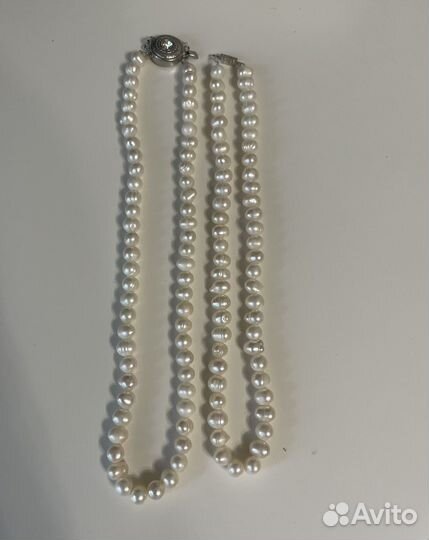 Бусы из натурального жемчуга