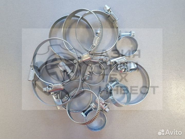 Хомут червячный 8-12 мм