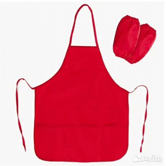 Школьный фартук с нарукавниками
