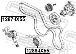 Ролик обводной hyundai IX55 07 (2007-2013) EUR