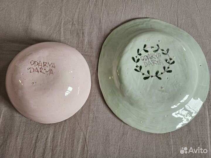 Тарелки керамические ручной работы