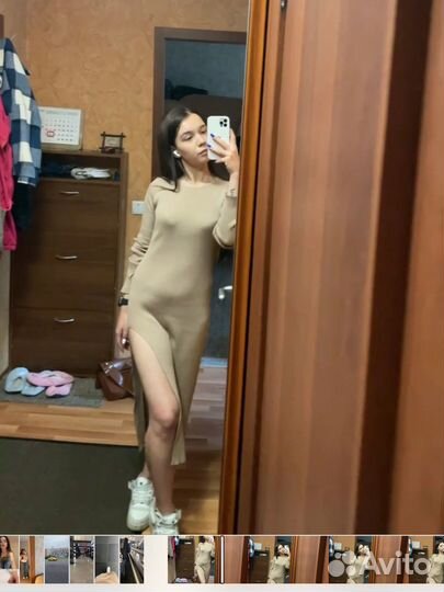 Платье трикотажное женское 44 46