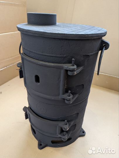 Печь чугунная буржуйка пов-57 армейская