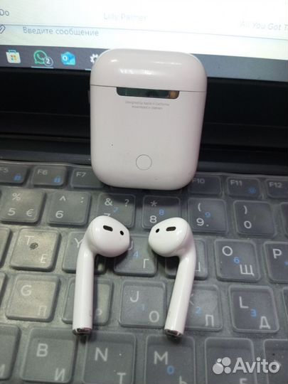 Наушники apple airpods 2 оригинал