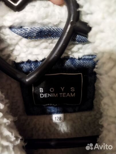 Джинсовая куртка для мальчика 128