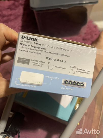 Коммутатор d link des-1005c