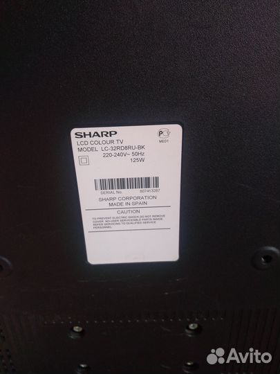 Тв sharp LC-32RD8RU-BK