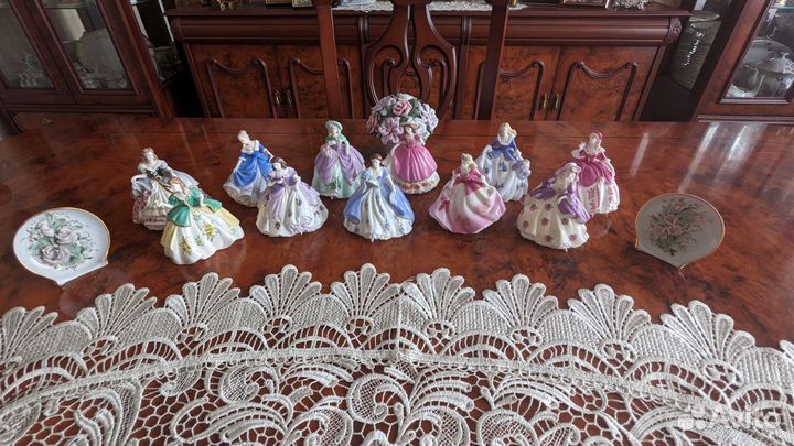 Фарфоровые Статуэтки, серия Прекрасные цветы