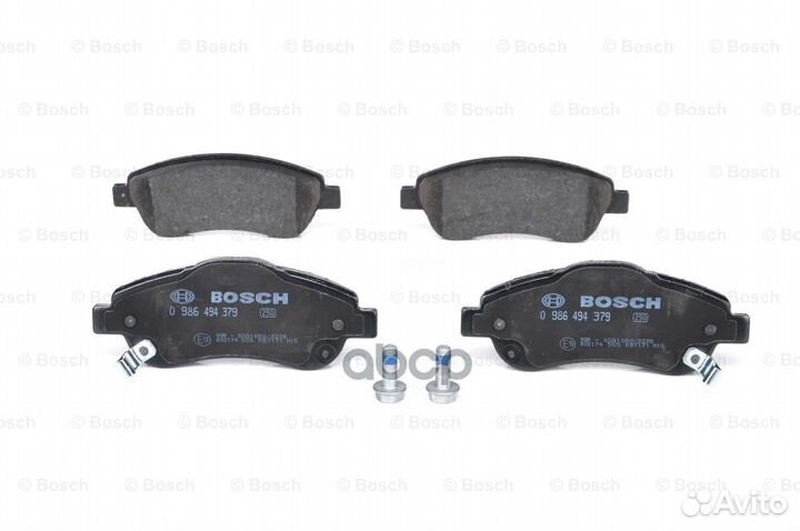 Колодки передние 0986494379 0986494379 Bosch