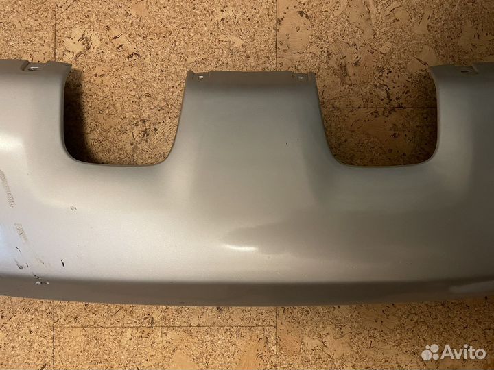 Накладка на задний бампер renault duster 2015-2021