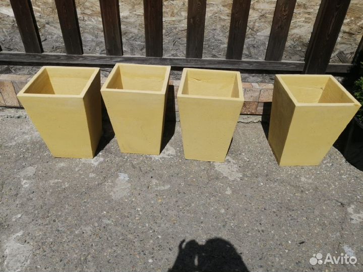 Ваза из бетона в наличии и под заказ