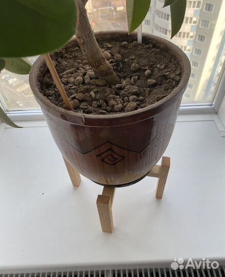 Подставка под горшок/кашпо из дерева