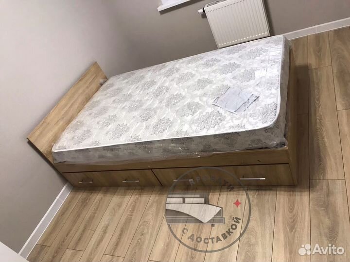 Кровать 120х200 с ящиками