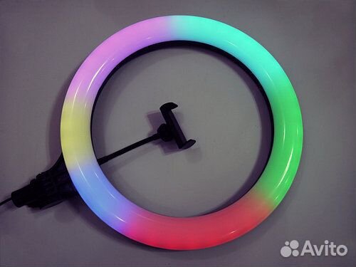Кольцевая лампа 26 см RGB