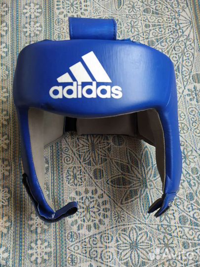 Боксерский шлем adidas (синий), размер: L