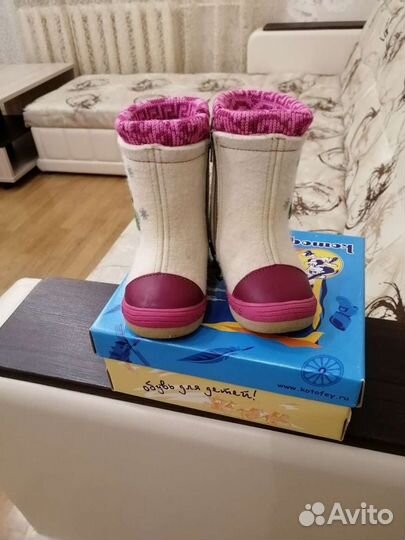 Валенки для девочки Котофей