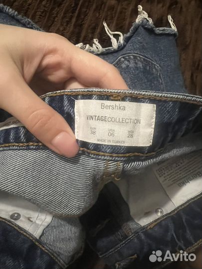 Джинсовые шорты bershka