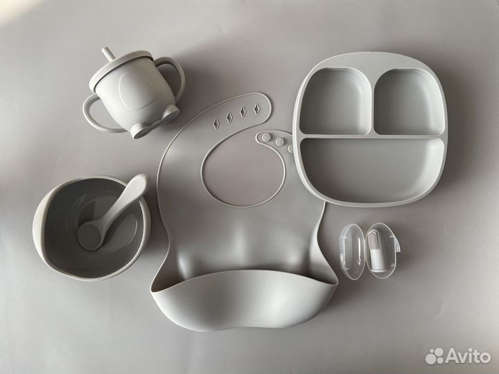 Детская силиконовая посуда