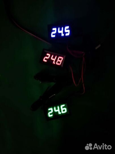 Термометр светодиодный / ЖК с выносным зондом