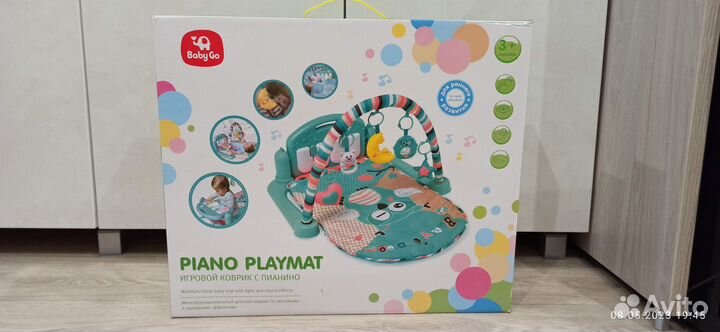 Развивающий коврик с пианино