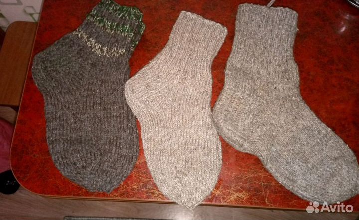 Носки вязаные ручной работы мужские