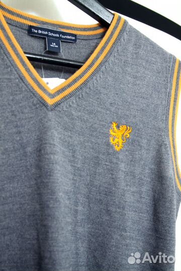 Новый мужской жилет безрукавка Шерсть XS