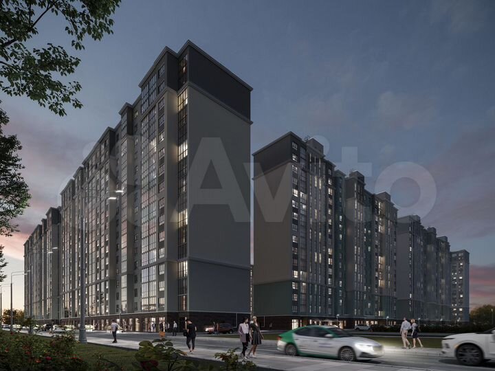 1-к. квартира, 43,9 м², 4/12 эт.