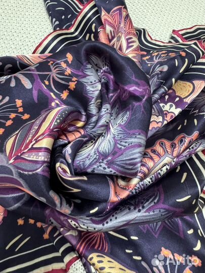 Платок натуральный шелк 90 на 90