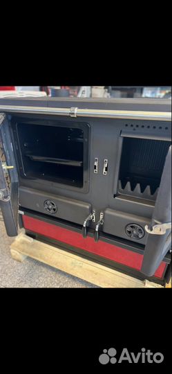 Печь камин с духовкой