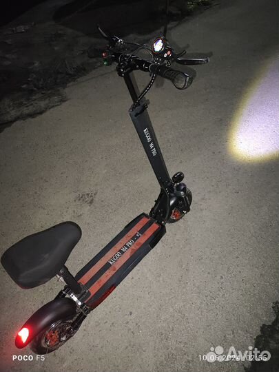Электросамокат kugoo m4 pro с сиденьем