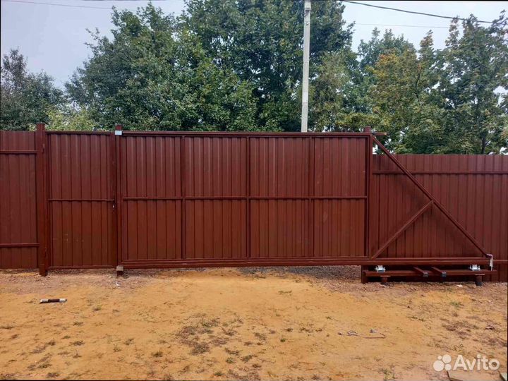 Автоматические ворота для дачи от производителя