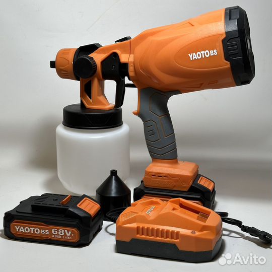 Краскопульт аккумуляторный 68V