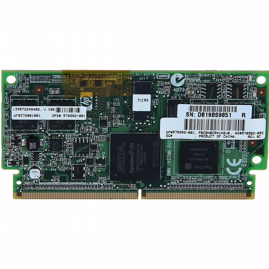 [570502-002] Модуль Кэш-Памяти Hp 1395t2298402 512мб 570502-002
