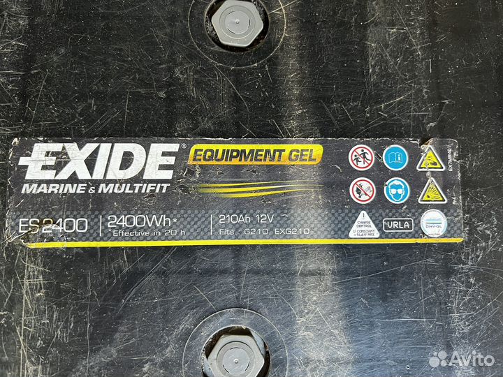 Аккумулятор 210 Ah 12v гелевый (GEL)