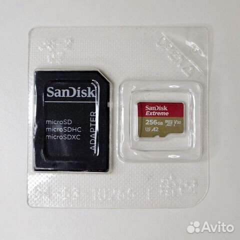 Micro SD Sandisk Extreme A2, 256 Г класс 3
