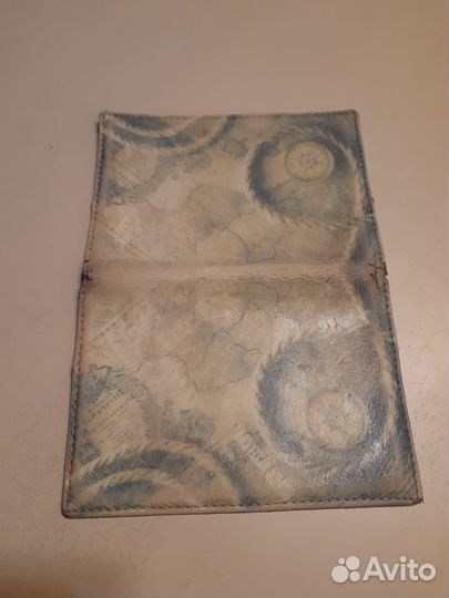 Обложка на паспорт, нат. кожа, Mitya Veselkov, б/у