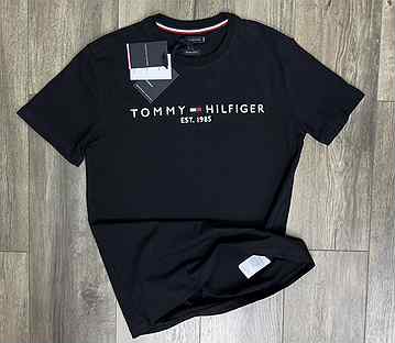 Мужская футболка Tommy Hilfiger черная новая